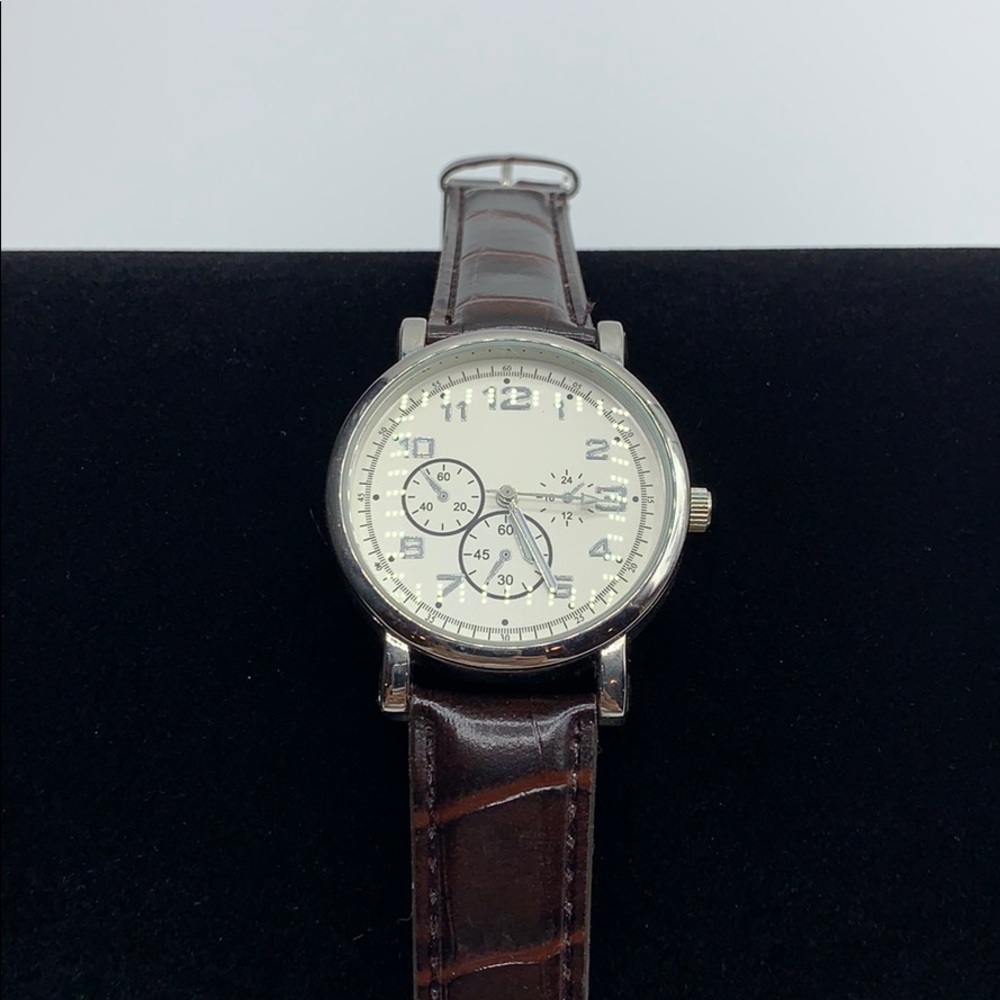 NWOT Men’s Leather Watch